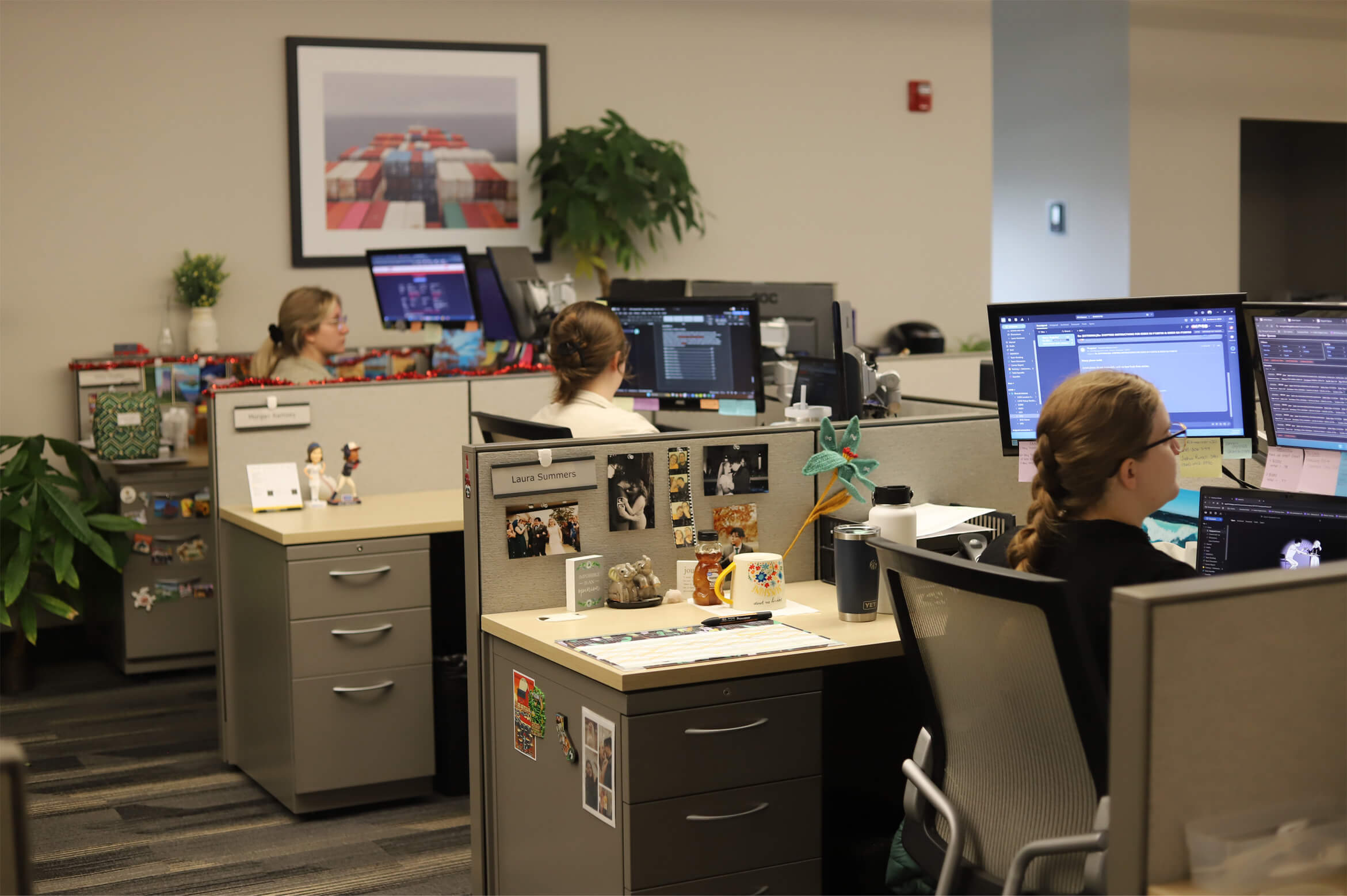 Jarrett warehouse solutions team in office