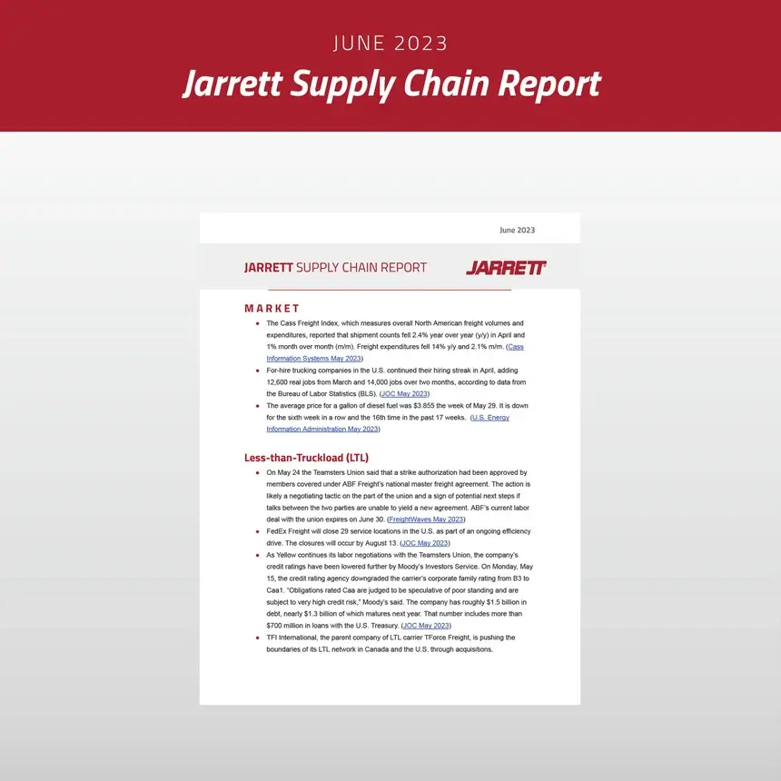 June 2023 Supply Chain Report