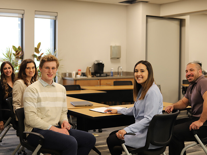 Jarrett team in a meeting