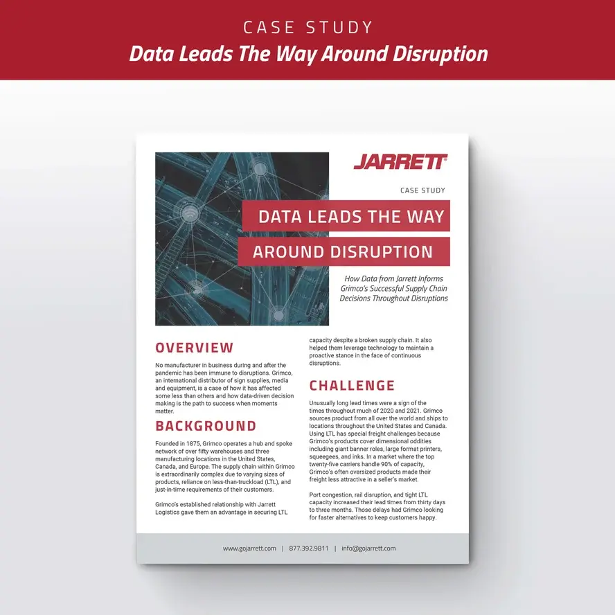 Data Leads The Way Around Disruption