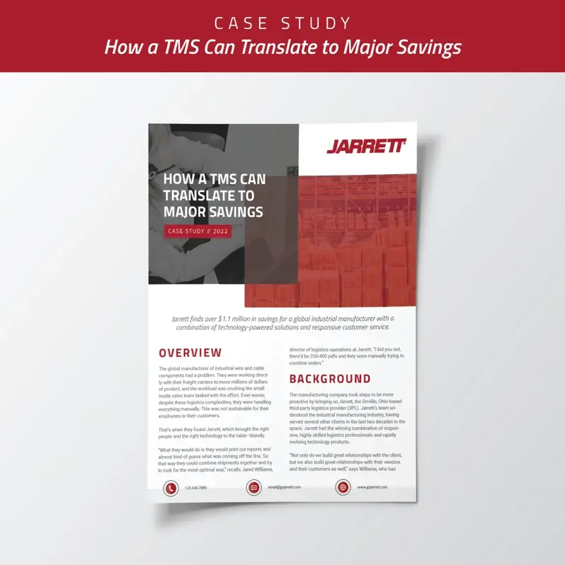 Major Savings With TMS