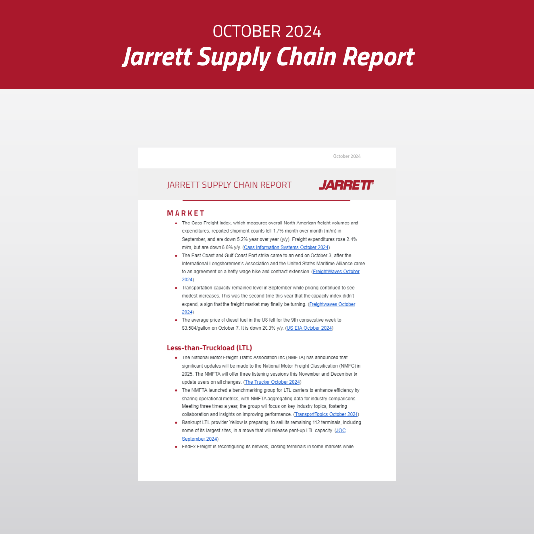 October 2024 Supply Chain Report